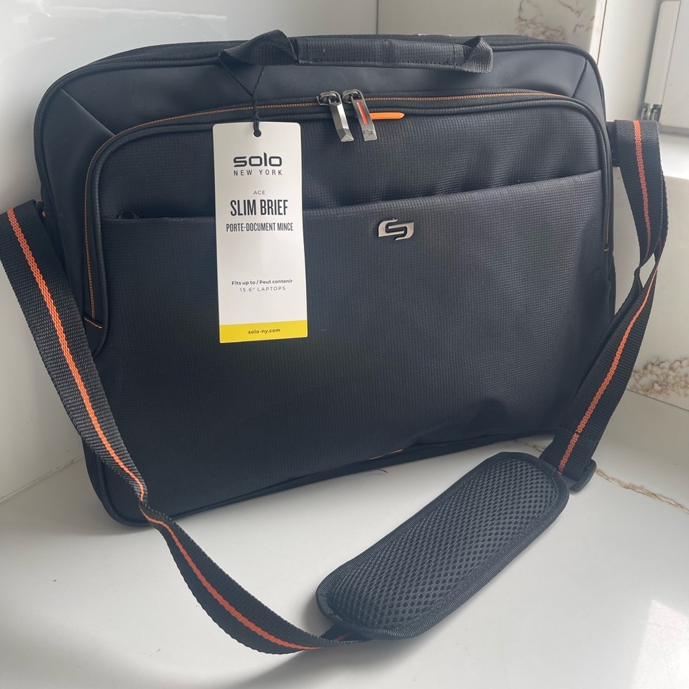Solo New York 15.6" Laptop Slim Briefcase